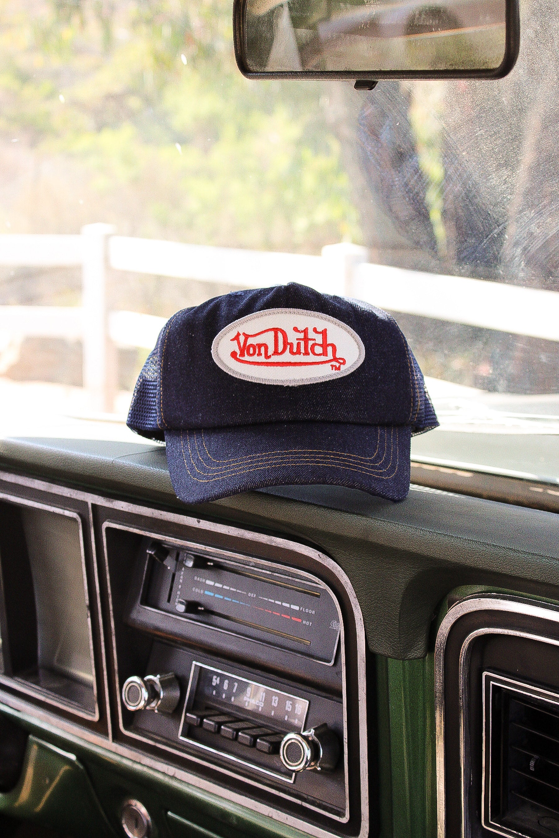 Deadstock Y2K Von Dutch Hat – Denim Blue