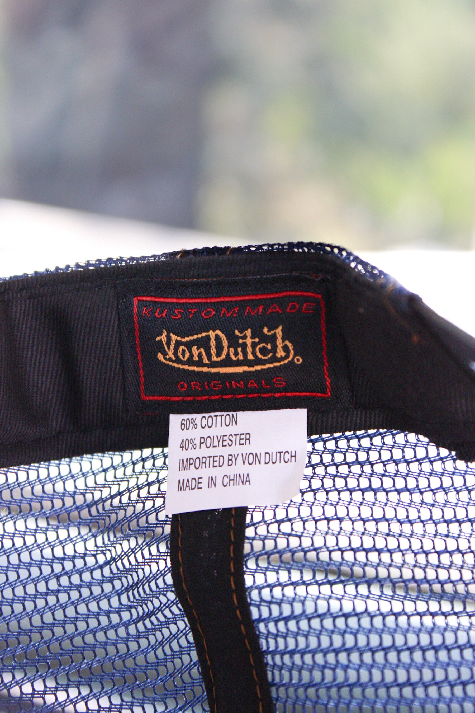 Deadstock Y2K Von Dutch Hat – Denim Blue